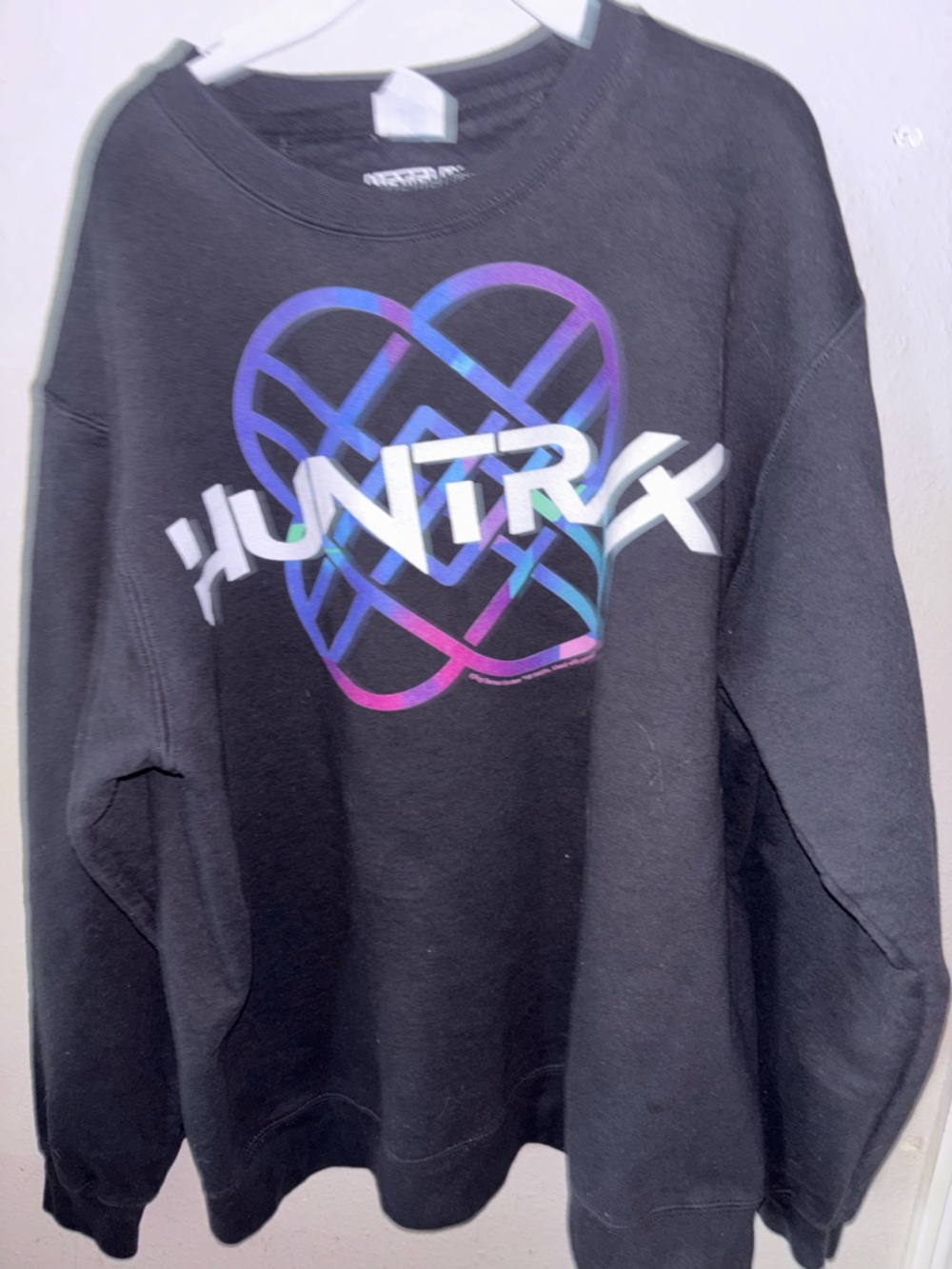 KPop Demon Hunters HUNTR/X Logo Sweatshirt size large junior